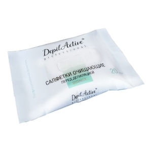 DAP Салфетки очищающие перед депиляцией (с хлоргексидином), 20 шт.