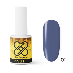 Цветной гель-лак PASHE 5th Avenue №01 Таймс-сквер, 9 мл.
