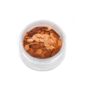 TNL Шестигранники Кошачий глаз оранжевые №1