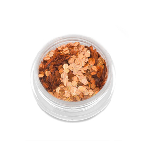 TNL Шестигранники Кошачий глаз оранжевые №3