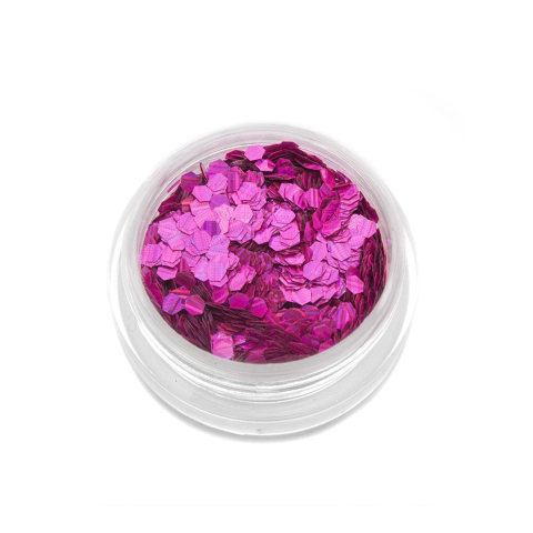 TNL Шестигранники Кошачий глаз розовые №3