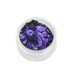 TNL Шестигранники Кошачий глаз фиолетовые №2