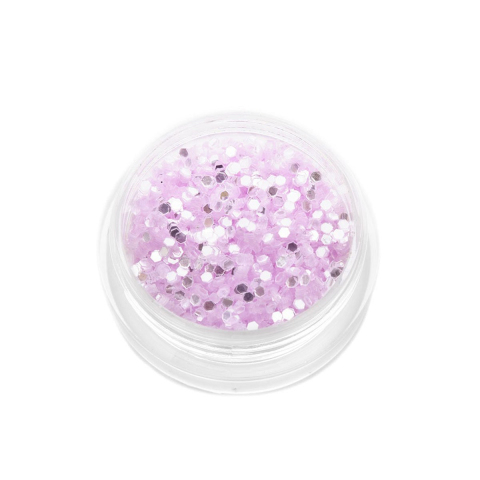 TNL Шестигранники mix серебряно-сиреневый