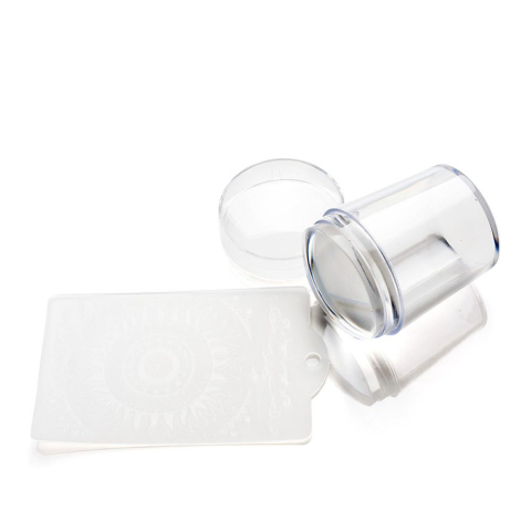 Штамп для стемпинга прозрачный большой