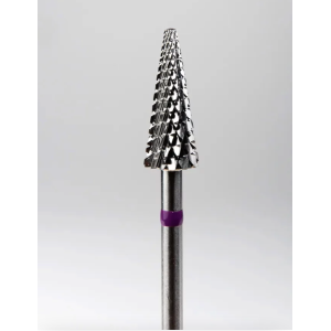 7- L0615Р7 Фреза твердосплавная Конус, D-5 мм, L-14 мм, фиолетовая полоса