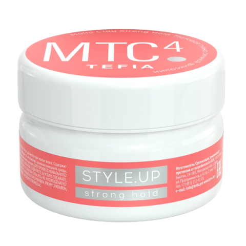 Style.Up Матовая глина сильной фиксации, 75 мл.
