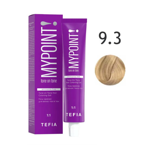 Mypoint Гель-краска 9.3 Очень светло-золотистый блондин, 60 мл.