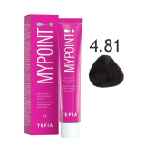 Mypoint Крем-краска 4.81 Коричнево-пепельный брюнет, 60 мл.