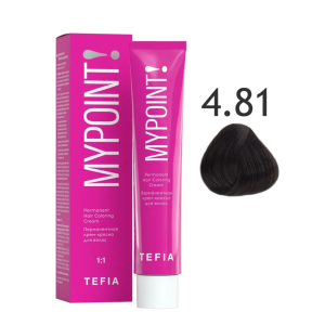 Mypoint Крем-краска 4.81 Коричнево-пепельный брюнет, 60 мл.