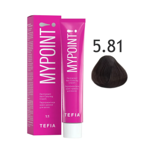 Mypoint Крем-краска 5.81 Светлый коричнево-пепельный брюнет, 60 мл.