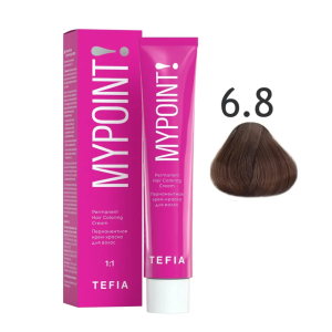 Mypoint Крем-краска 6.8 Тёмно-коричневый блондин, 60 мл.