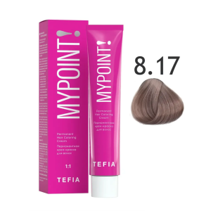 Mypoint Крем-краска 8.17 Светлый пепельно-фиолетовый блондин, 60 мл.