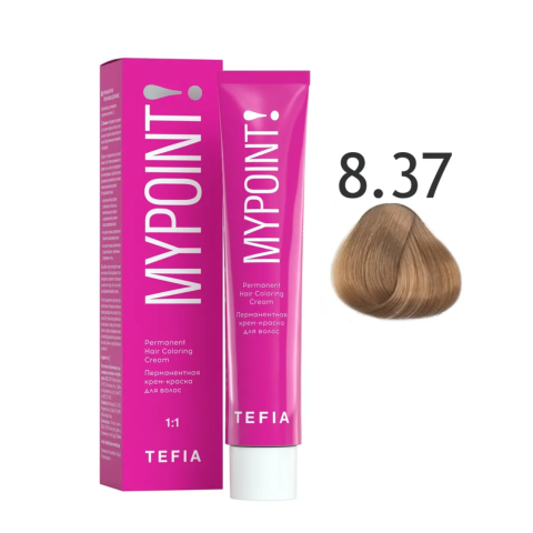 Mypoint Крем-краска 8.37 Светлый золотисто-фиолетовый блондин, 60 мл.