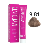 Mypoint Крем-краска 9.81 Очень светлый коричнево-пепельный блондин, 60 мл.