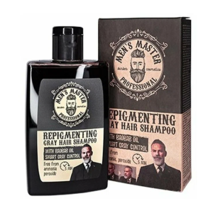 8191 Men's Master Репигментирующий шампунь для седых волос, 120 мл.