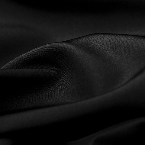 RB030 Пеньюар с неопреновым воротником Noble Black