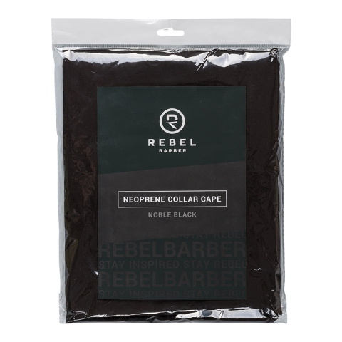 RB030 Пеньюар с неопреновым воротником Noble Black