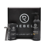 REBEL BARBER Подарочный набор (Бритвенный станок + Гель для бритья)