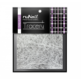 2017 Ru Nail Паутинка волокно, Белый