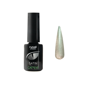 6201 RuNail Гель-лак Cat's eye Satin, 6 мл.