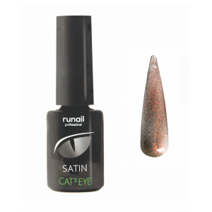 6151 RuNail Гель-лак Cat's eye Satin, 6 мл.