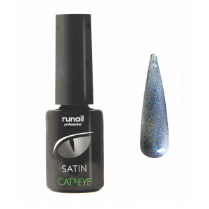 6155 RuNail Гель-лак Cat's eye Satin, 6 мл. 