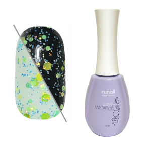6797 RuNail Гель-лак Macaroons, 12 мл.