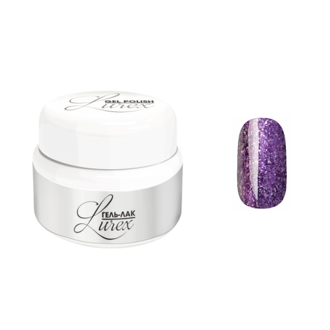 4082 RuNail Гель-лак Lurex Аметист, 5 гр.