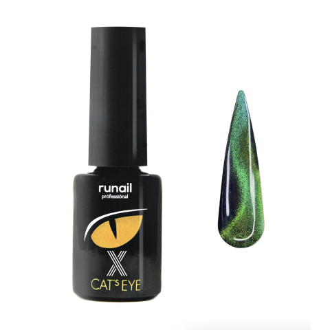 6676 RuNail Гель-лак Cat's eye XXX, 6 мл.