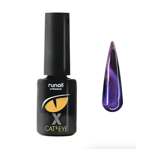 6673 RuNail Гель-лак Cat's eye XXX, 6 мл.
