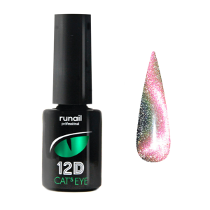 6623 RuNail Гель-лак Cat's eye 12D, 6 мл. 