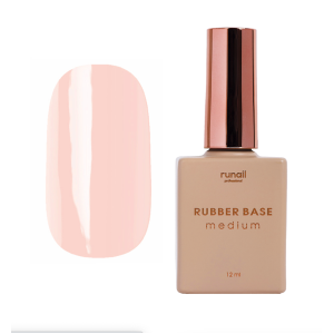 6488 RuNail База Каучуковая Medium, 12 мл.