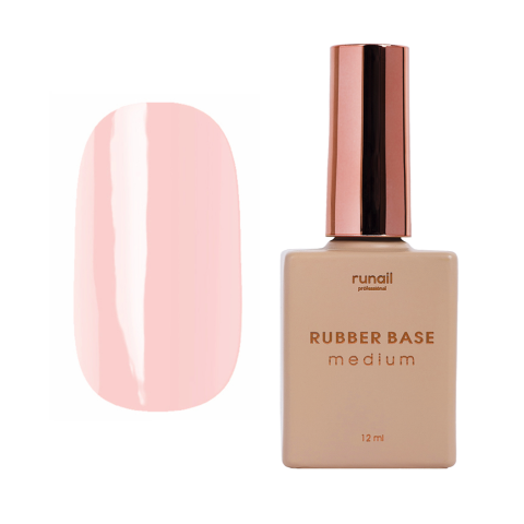 6489 RuNail База Каучуковая Medium, 12 мл.