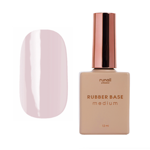 6490 RuNail База Каучуковая Medium, 12 мл.