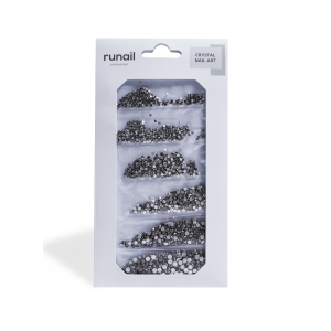 4149 RuNail Стразы цвет Чёрный, 1728 шт.