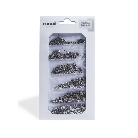 4149 RuNail Стразы цвет Чёрный, 1728 шт.