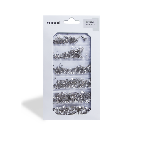 4150 RuNail Стразы цвет Прозрачный, 1728 шт.
