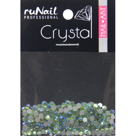 4138 RuNail Стразы цвет Голографика зелёно-голубой, 2 мм, 288 шт.