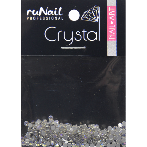 4142 RuNail Стразы цвет Голографика золотисто-фиолетовый, 1,5 мм, 288 шт.