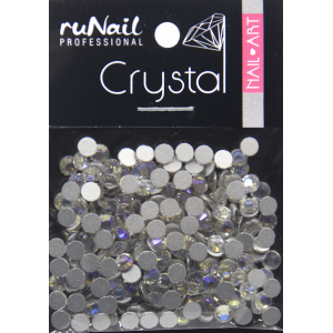 4147 RuNail Стразы цвет Голографика золотисто-фиолетовый, 3 мм, 288 шт.