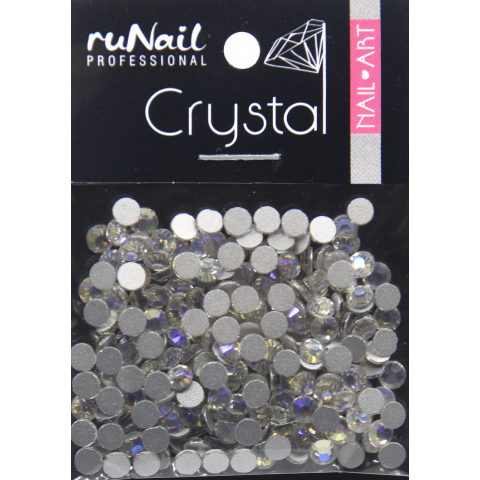 4147 RuNail Стразы цвет Голографика золотисто-фиолетовый, 3 мм, 288 шт.