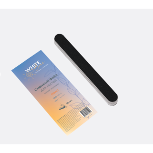 WL Сменные файлы для пилки Овал мягкая подложка 180 грит чёрный, 30 шт.