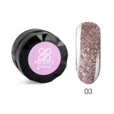 PASHE Жидкая фольга Sirius №03 золотая, светоотражающая, 6 мл.