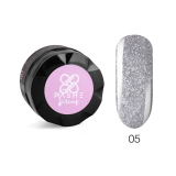 PASHE Жидкая фольга Sirius №05 серебристая, светоотражающая, 6 мл.