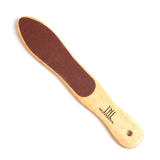 TNL Терка для ног деревянная утолщенная большая, 24,5 см