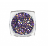 3808 RuNail Блёстки MIX, фиолетовый