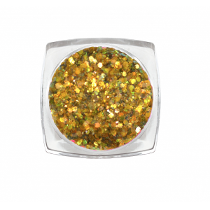 3812 RuNail Блёстки MIX, золотой