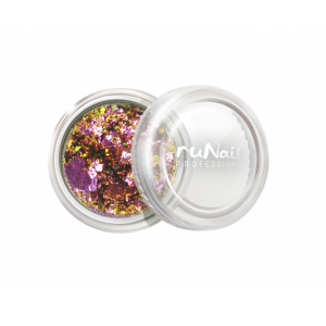 3841 RuNail Хлопья Юки, голографика