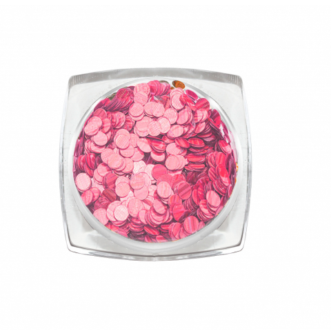 3794 RuNail Пайетки Голографика, розовые