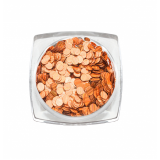 3795 RuNail Пайетки Голографика, оранжевые